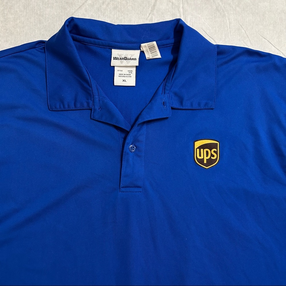 UPS Blue Polo Men's XL Delivery Employee Uniform WearGuard Shirt